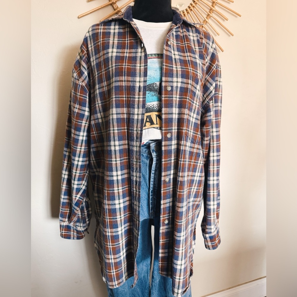 Vintage Plaid Button Down